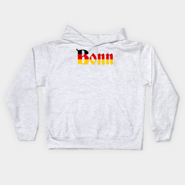 Most Beautiful Town of BONN Kids Hoodie by halodoc